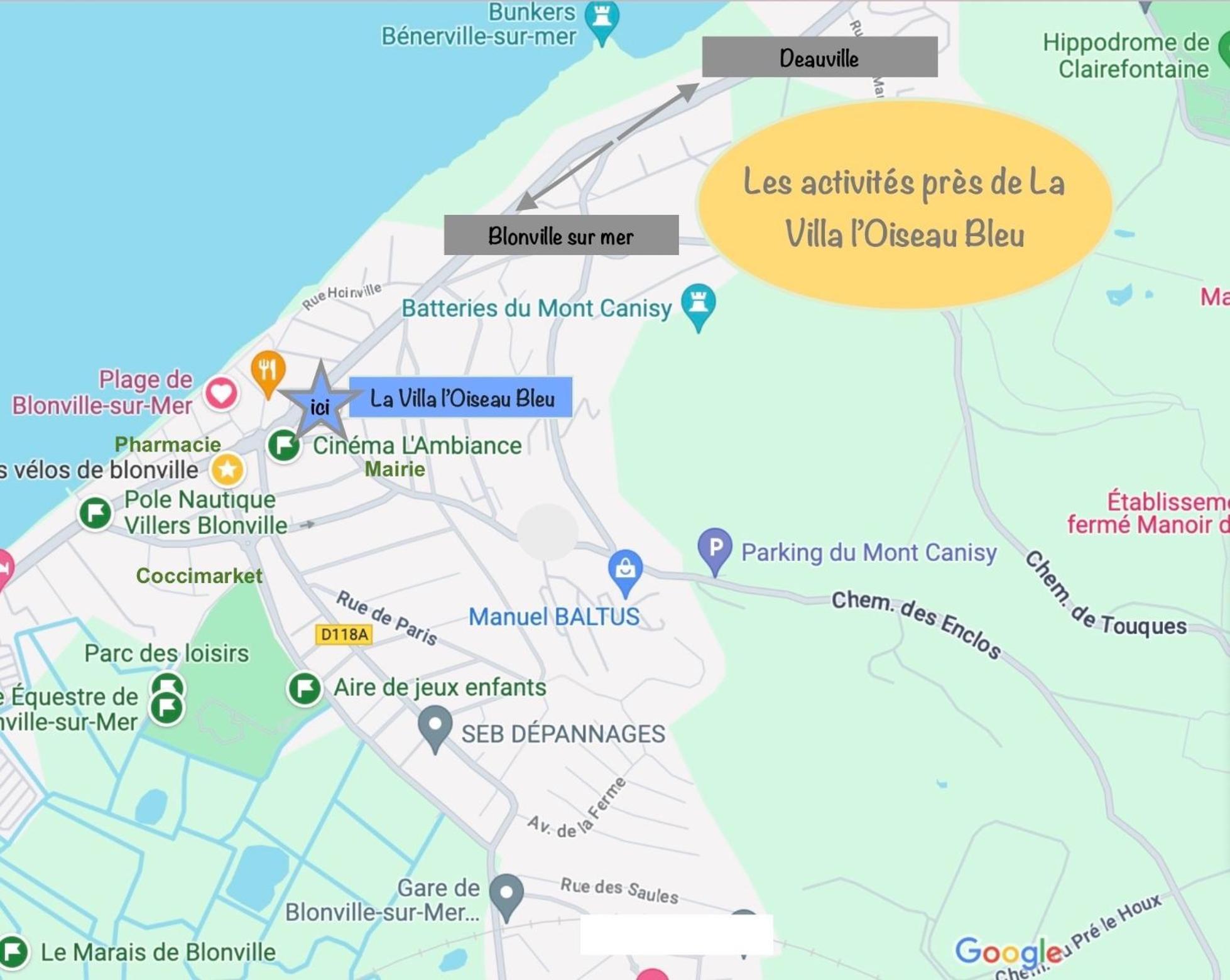 La Villa L'Oiseau Bleu Proche De La Plage Et De Deauville !!! Awards 2025 Блонвіль-сюр-Мер Екстер'єр фото