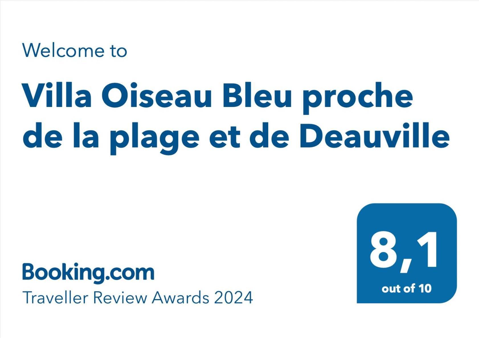 La Villa L'Oiseau Bleu Proche De La Plage Et De Deauville !!! Awards 2025 Блонвіль-сюр-Мер Номер фото
